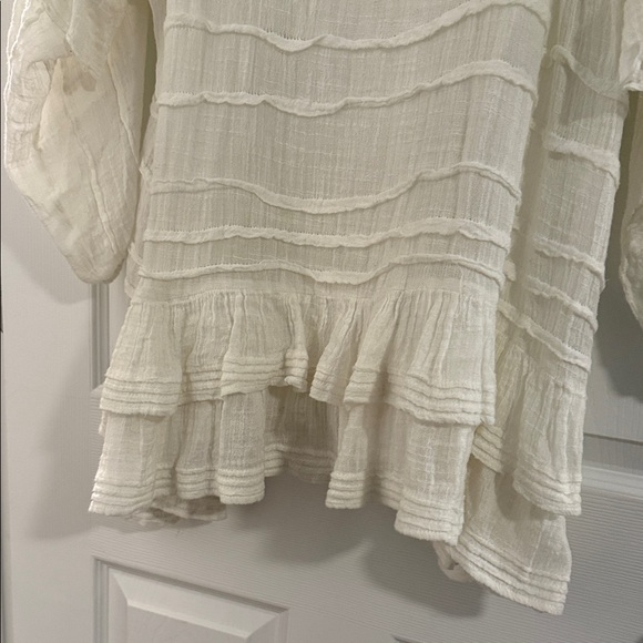 Free People BOHO Cream Women's Tunic - Picture 7 of 7